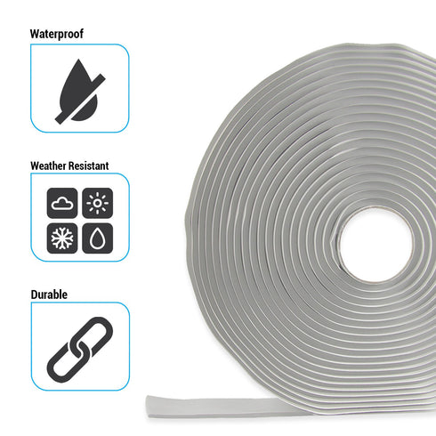 Butyl Seal Tape, 0.75in x 30ft, Very Strong, Heavy Duty